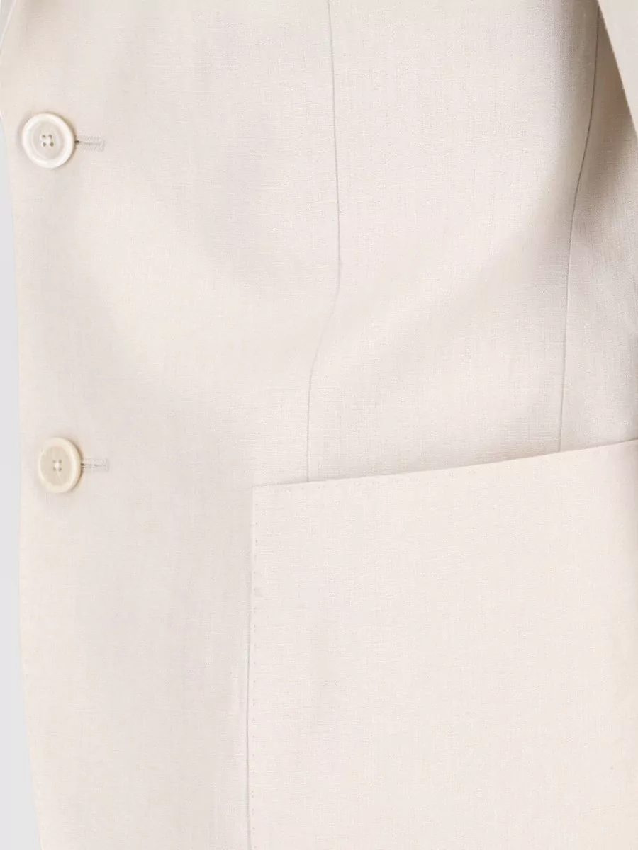 Lardini Single Breasted Blazer Notch Lapel Buttons