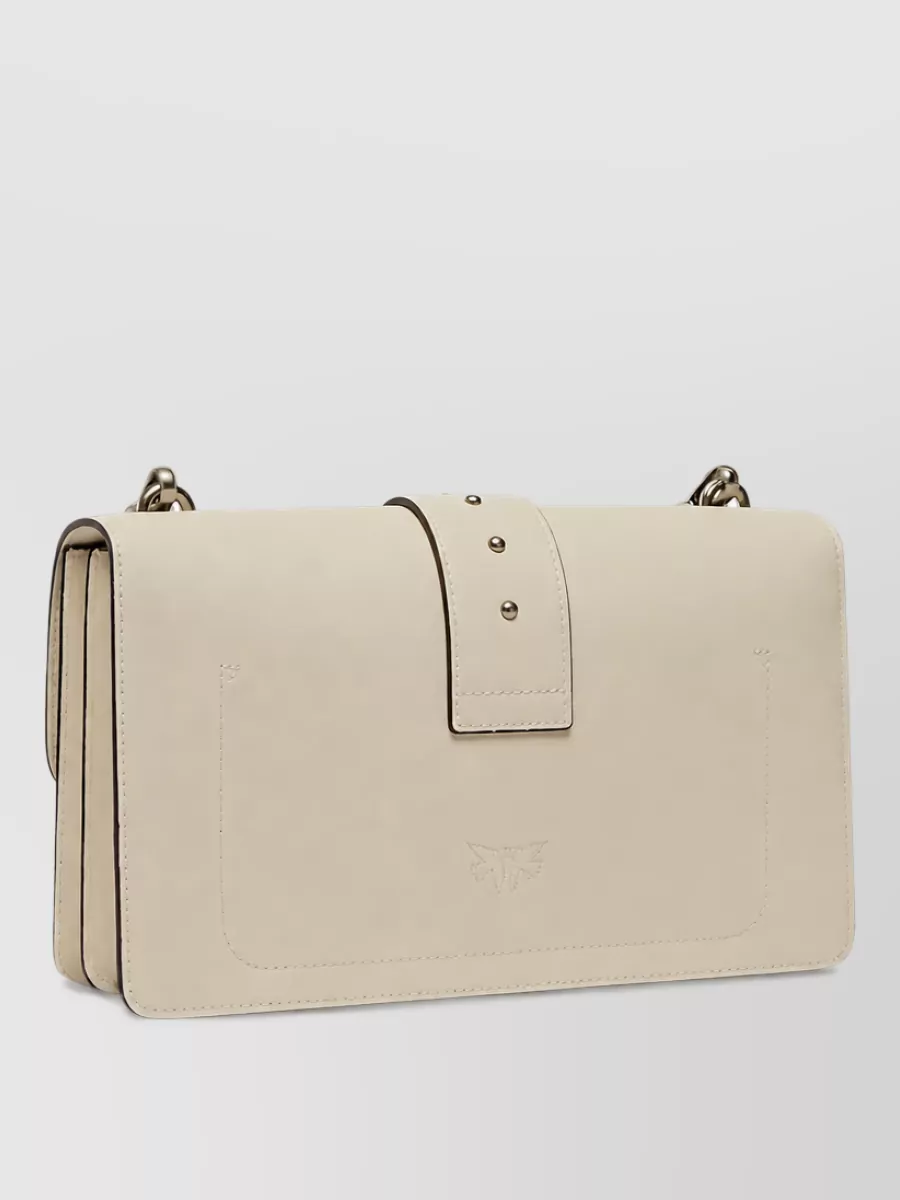 Pinko Love Bag Leather Clutch Bag