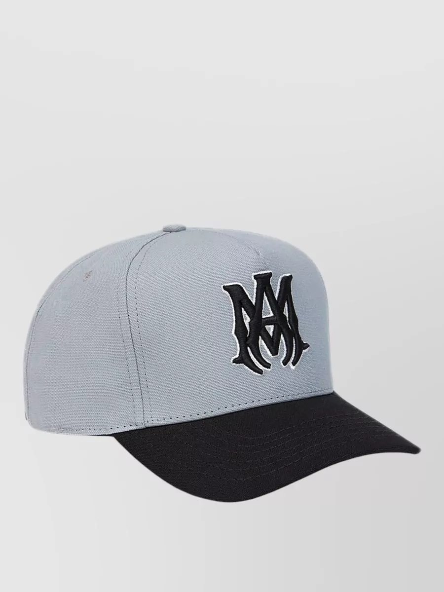 Amiri Logo Baseball Cap Two Tone Design