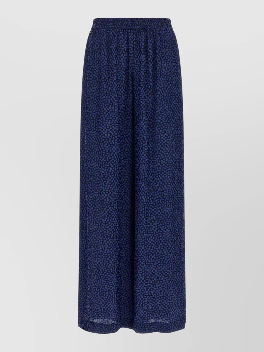 Gianluca Capannolo Polka-Dot Wide-Leg Palazzo Trousers
