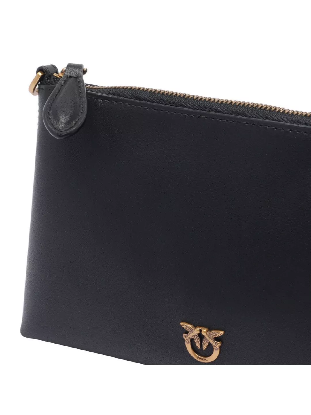 Pinko Mini Flat Horizontal Pochette With Gold-tone Hardware