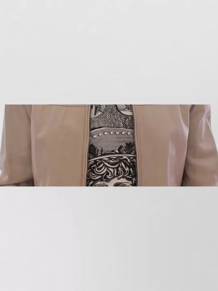 Dolce&Gabbana Lambskin Leather Biker Jacket