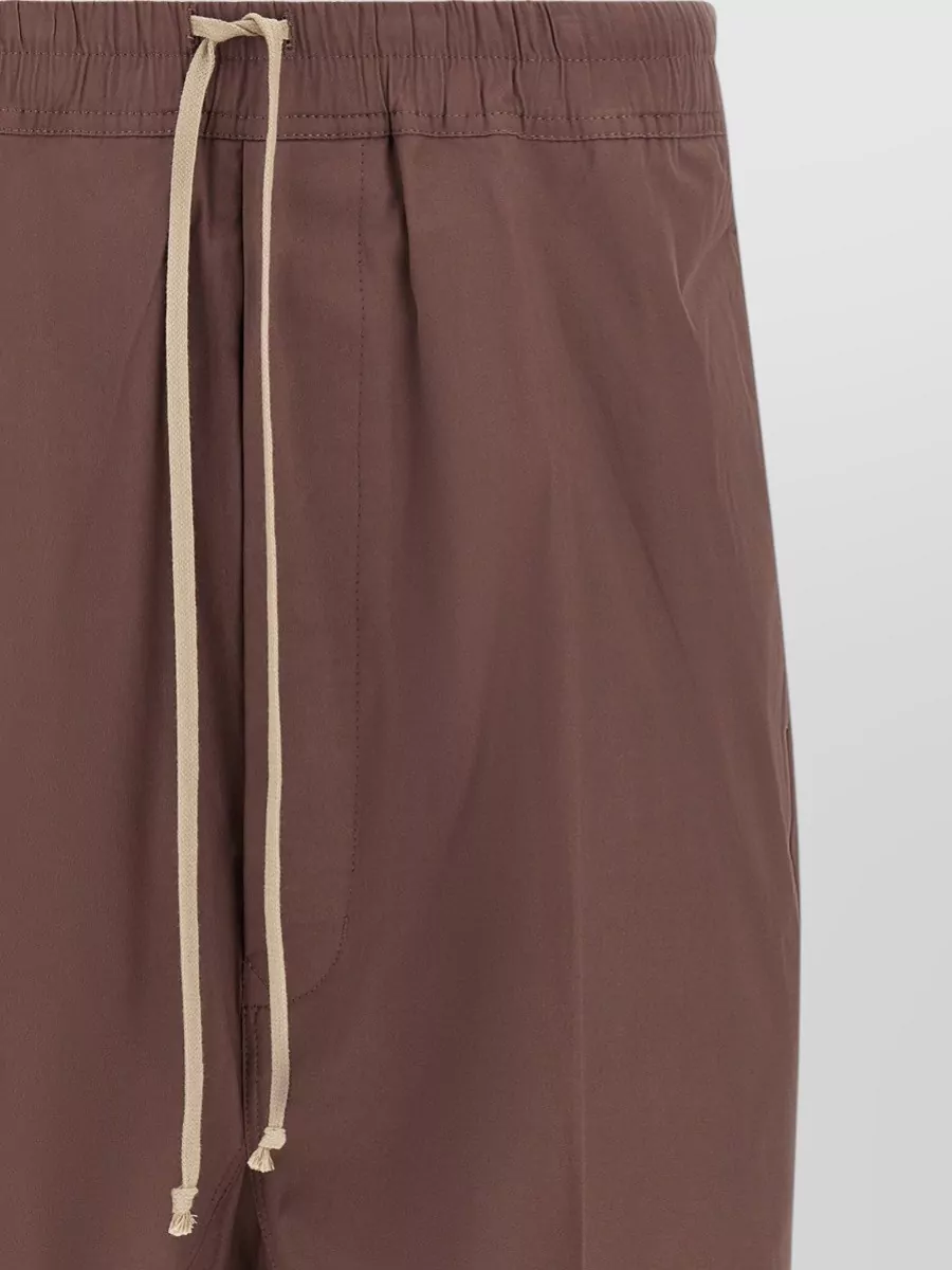 Rick Owens Cotton Rick S Pods Low-Rise Knee-Length Bermuda Shorts