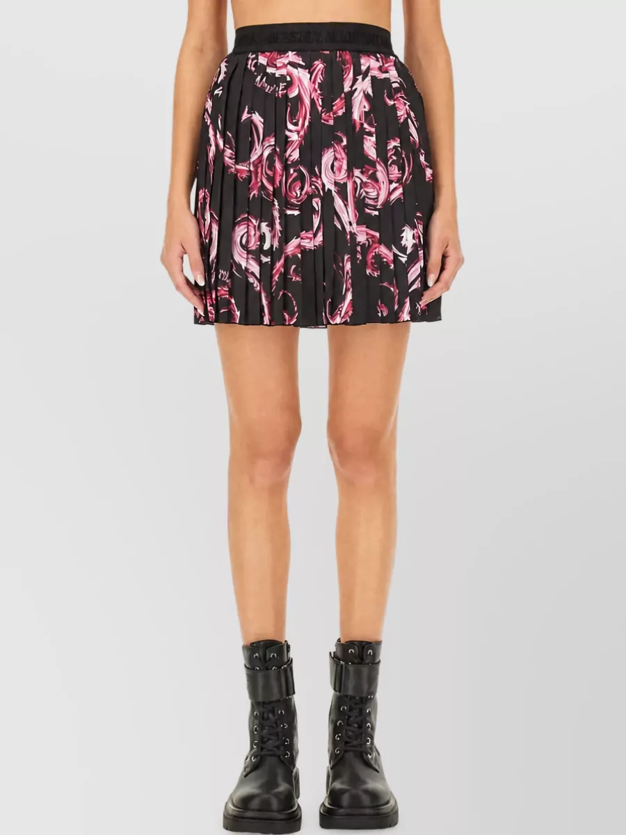 Versace Jeans Couture Pleated Mini Skirt