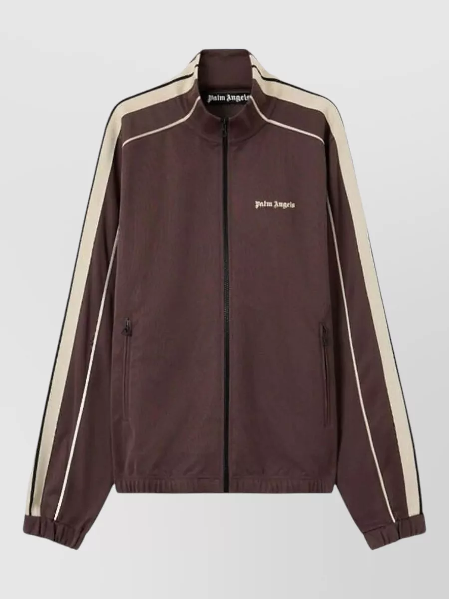 Palm Angels logo-print track jacket