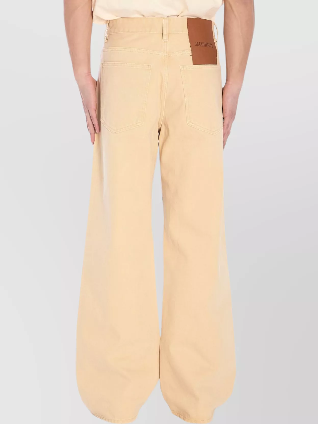 Jacquemus Denim Baggy Trousers Wide Legs