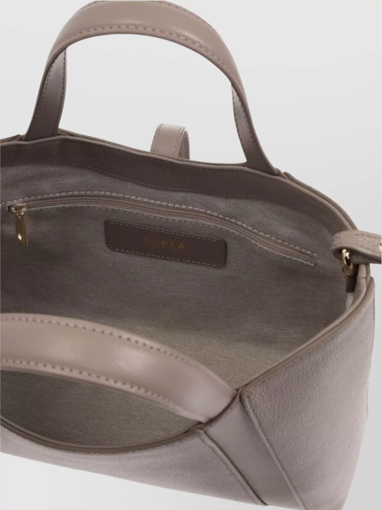 Furla Structured Shoulder Bag With Crossbody Strap And Top Handle
