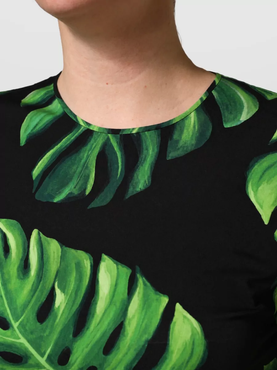 Dolce&Gabbana Silk Philodendron Print Blouse