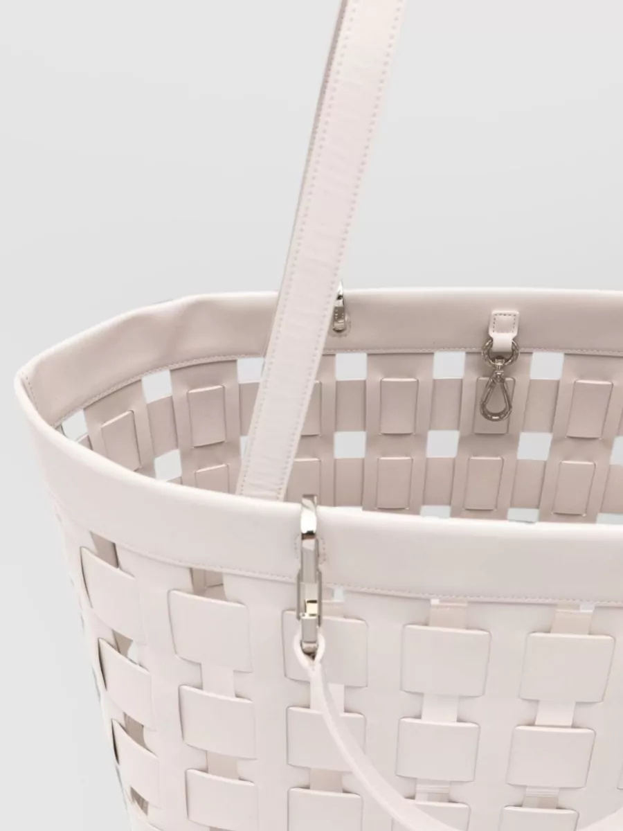 Emporio Armani Medium Woven Tote Bag