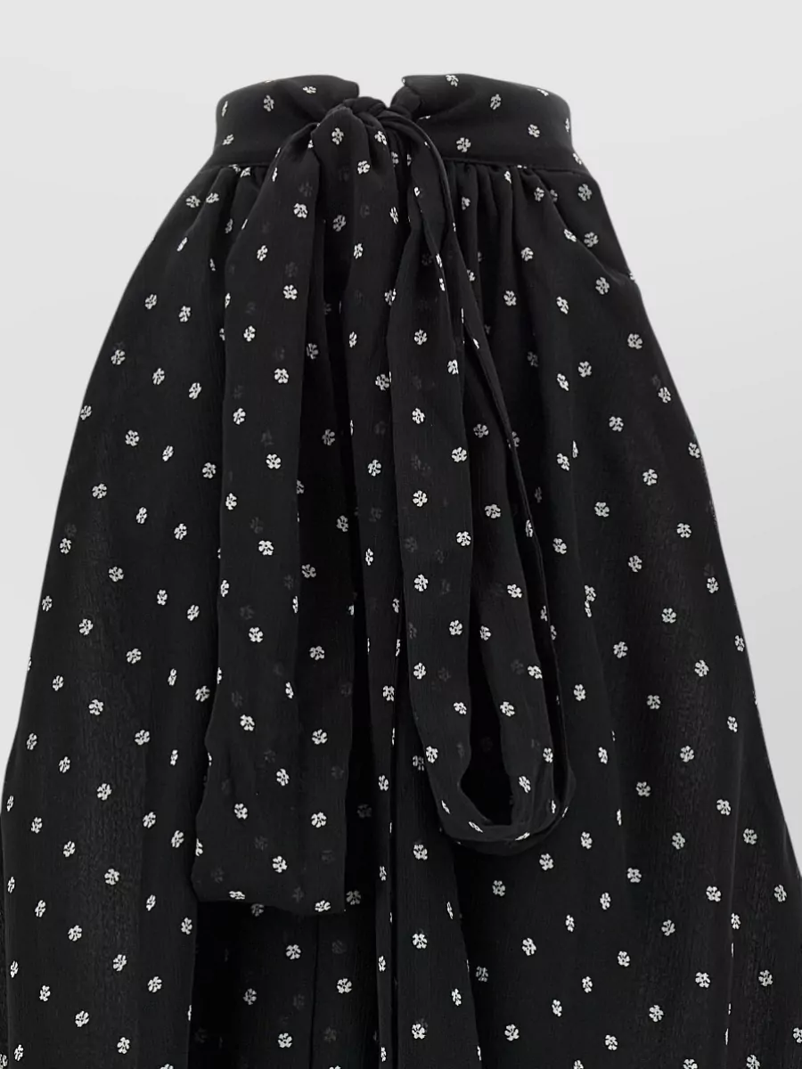 Rotate Birger Christensen Floral-Print Halterneck Top