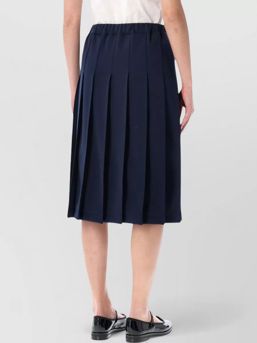 Comme Des Garçons Pleated Midi Skirt
