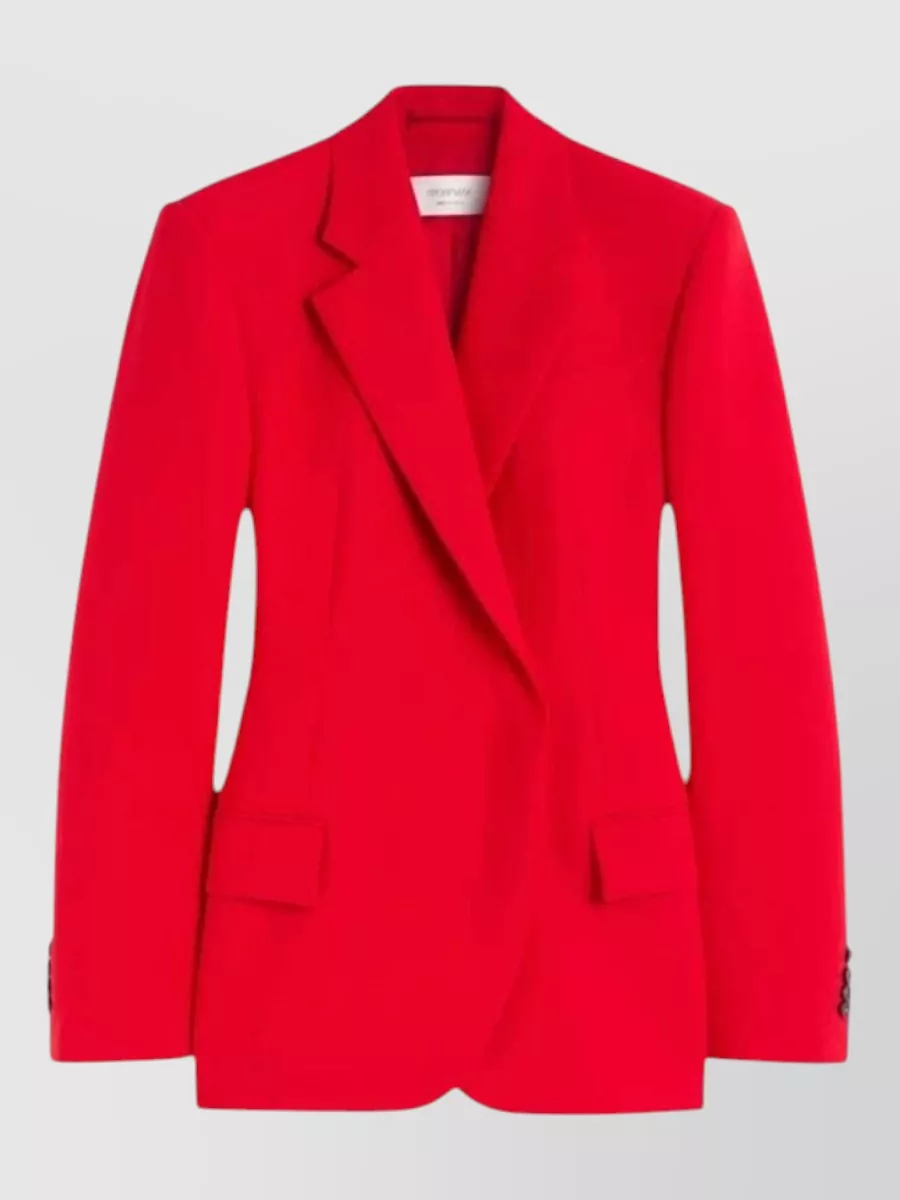 Sportmax Wool double-breasted slim-fit blazer