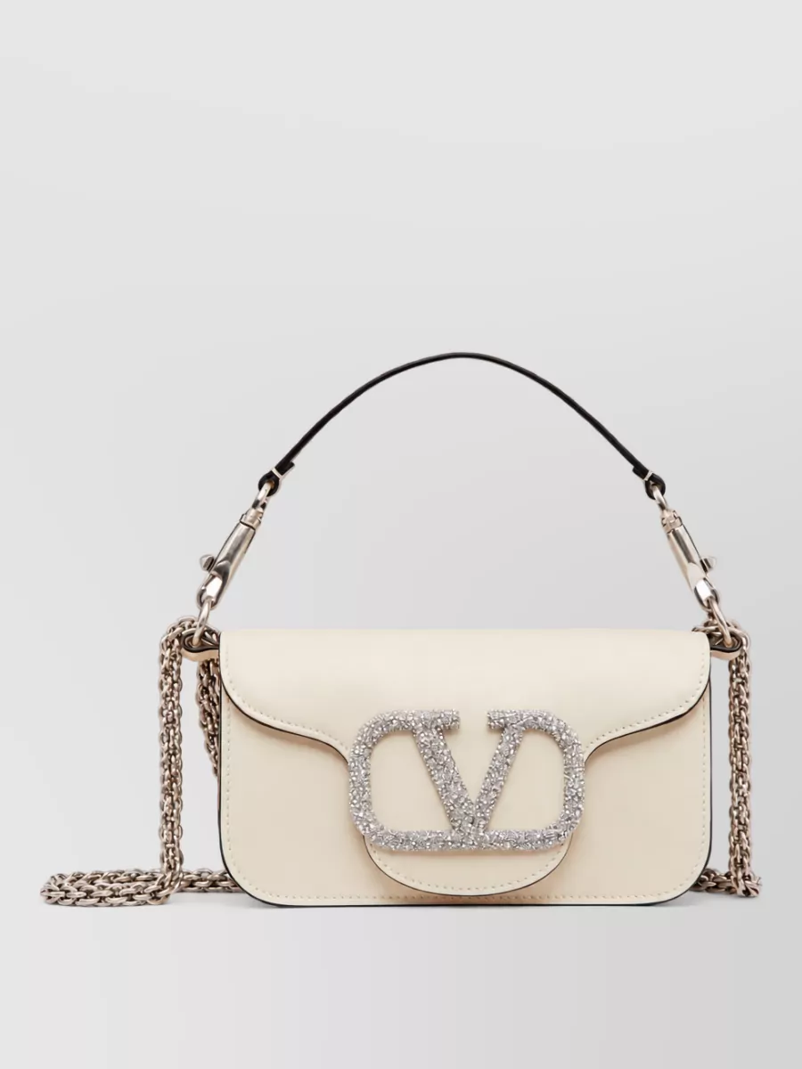 Valentino Garavani leather clutch bag