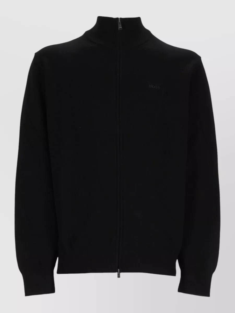 Boss cotton logo lightweight jacket