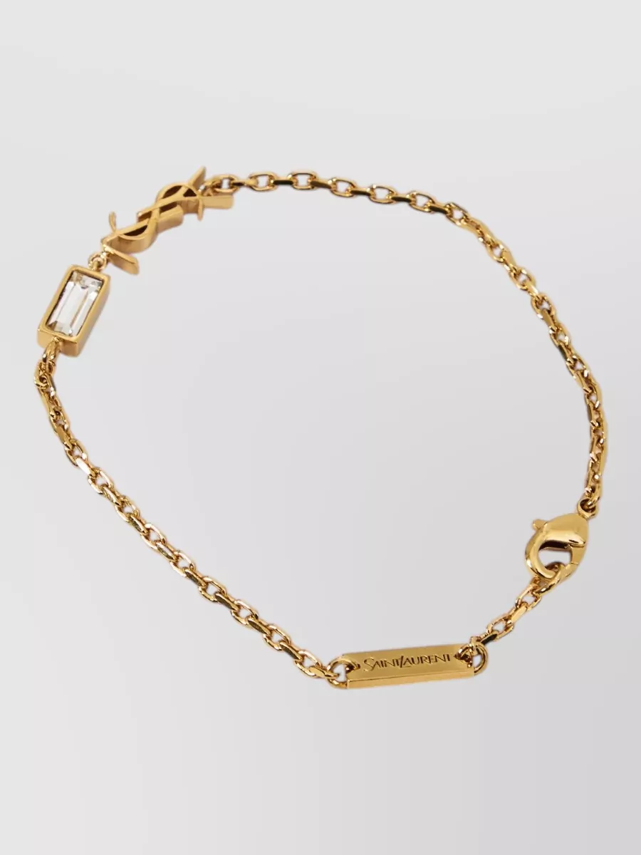 Saint Laurent Brass Chain Bracelet