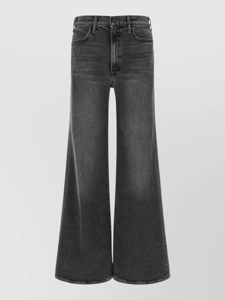 Mother Denim High-Rise Flared Wide-Leg Jeans