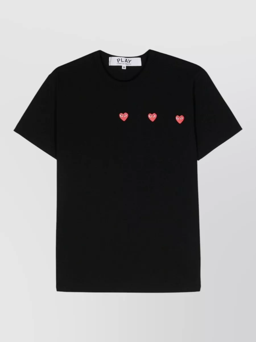 Comme Des Garçons Cotton Logo-Print Short-Sleeve T-Shirt
