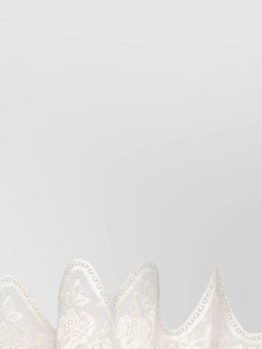Zimmermann Denim Lace Mini Dress