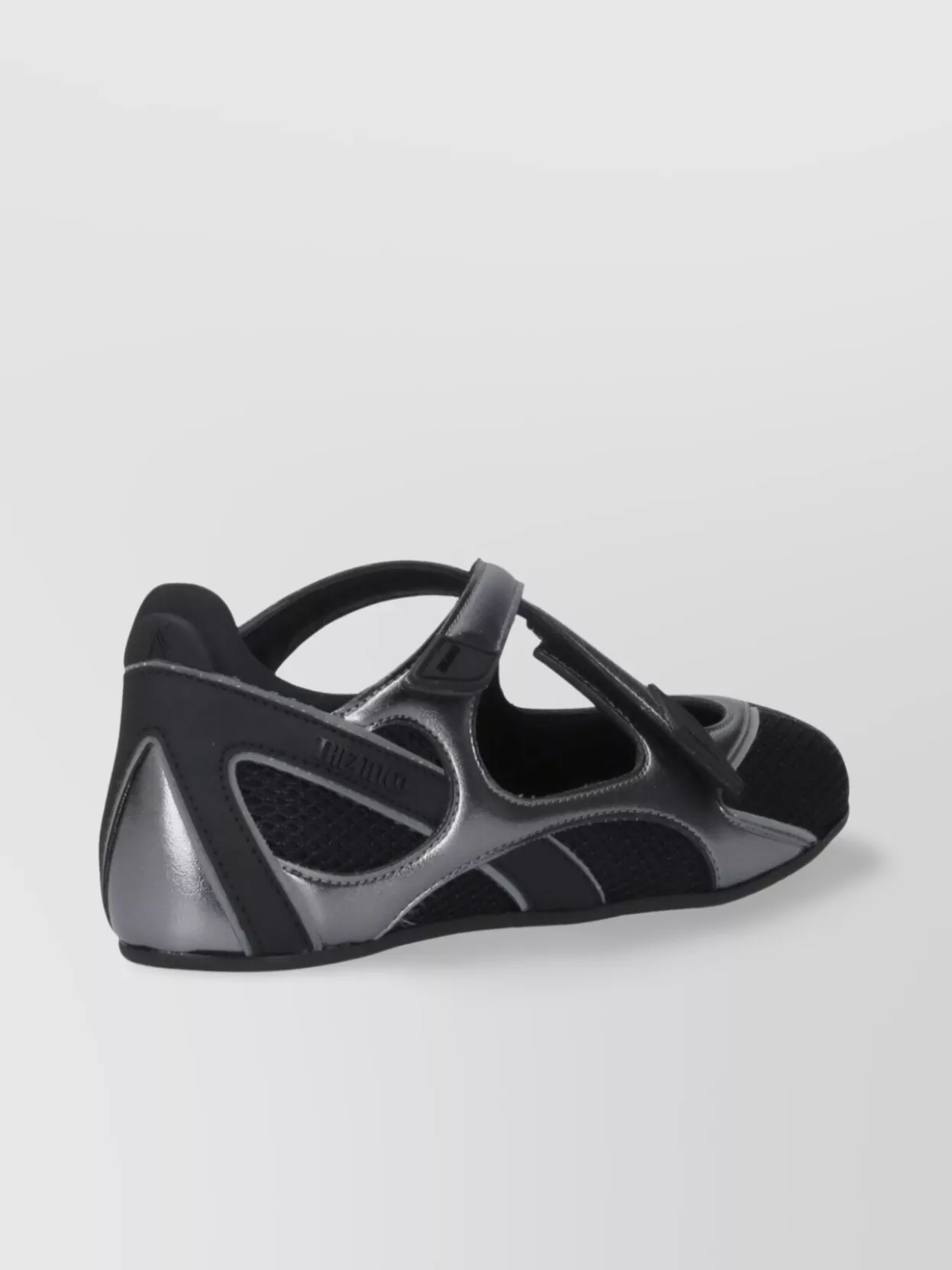 Attico Floor 01 Mesh And Leather Ballerinas Flat