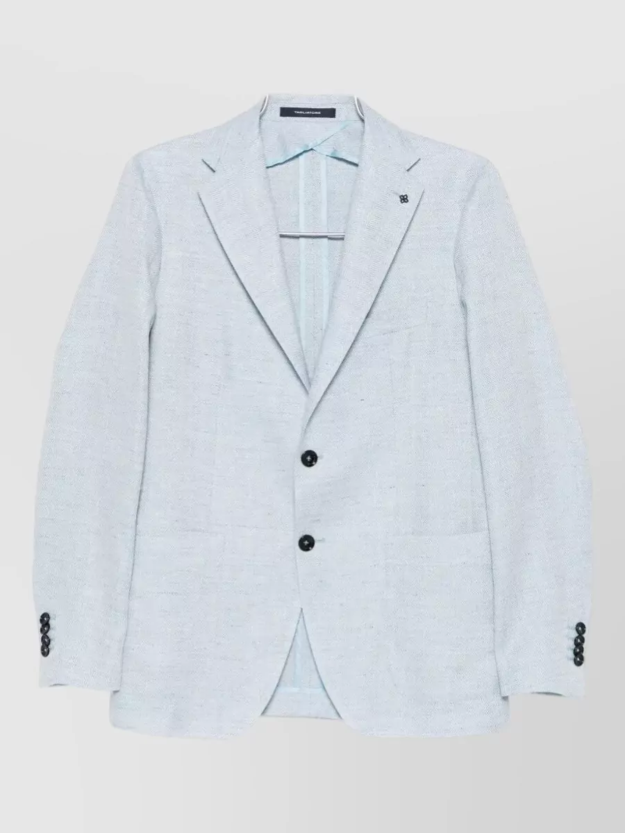 Tagliatore linen virgin wool blazer