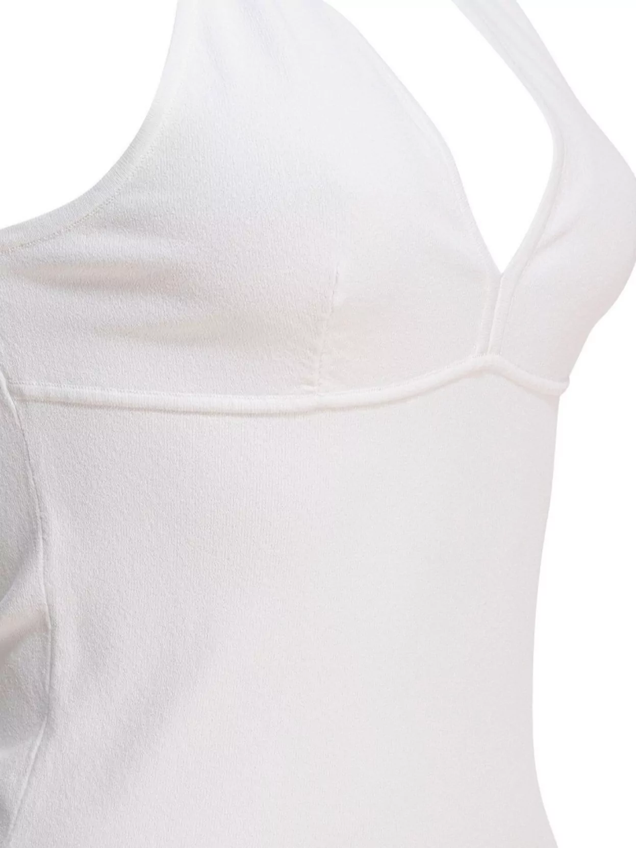Max Mara Halterneck Sleeveless Fitted Silhouette Seam Detailing