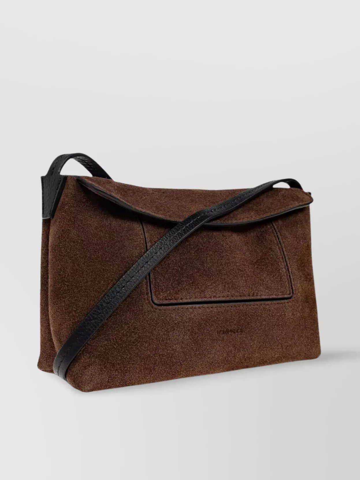 Wandler Penelope Suede Flap Shoulder Bag In Brown