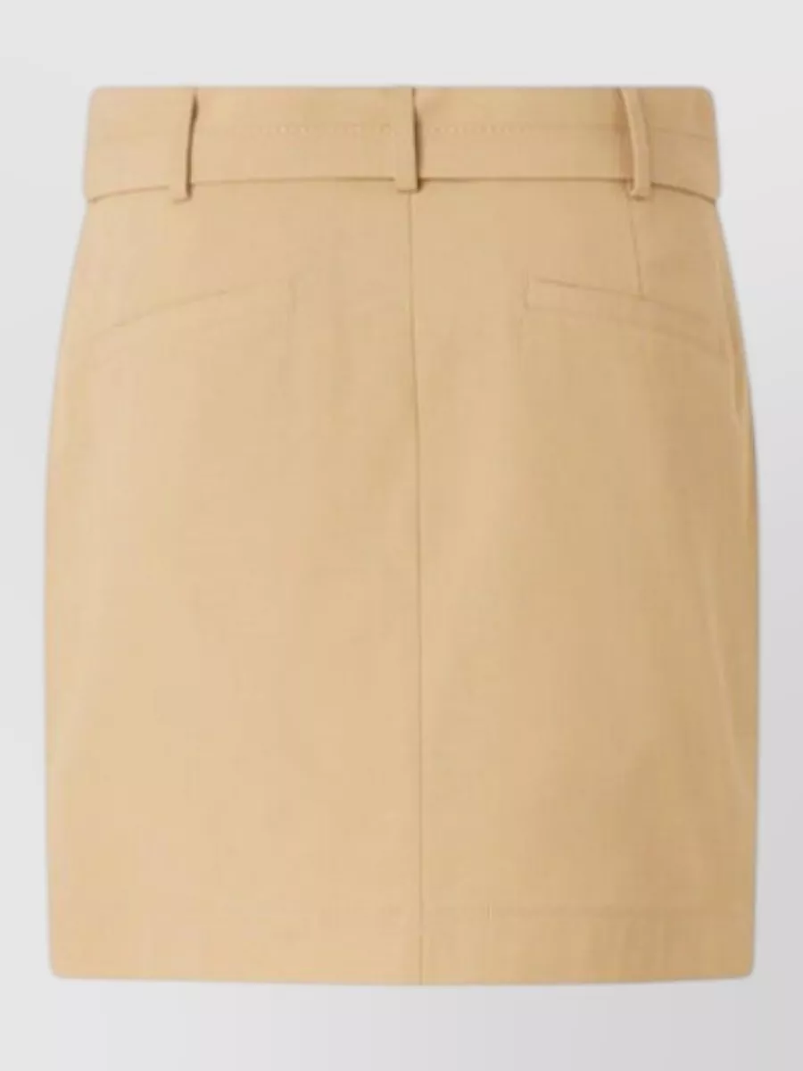 Pinko Cotton Mini Wrap Skirt