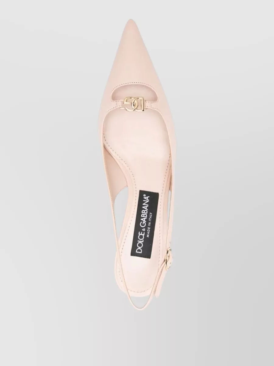 Dolce&Gabbana Leather Slingback Pumps