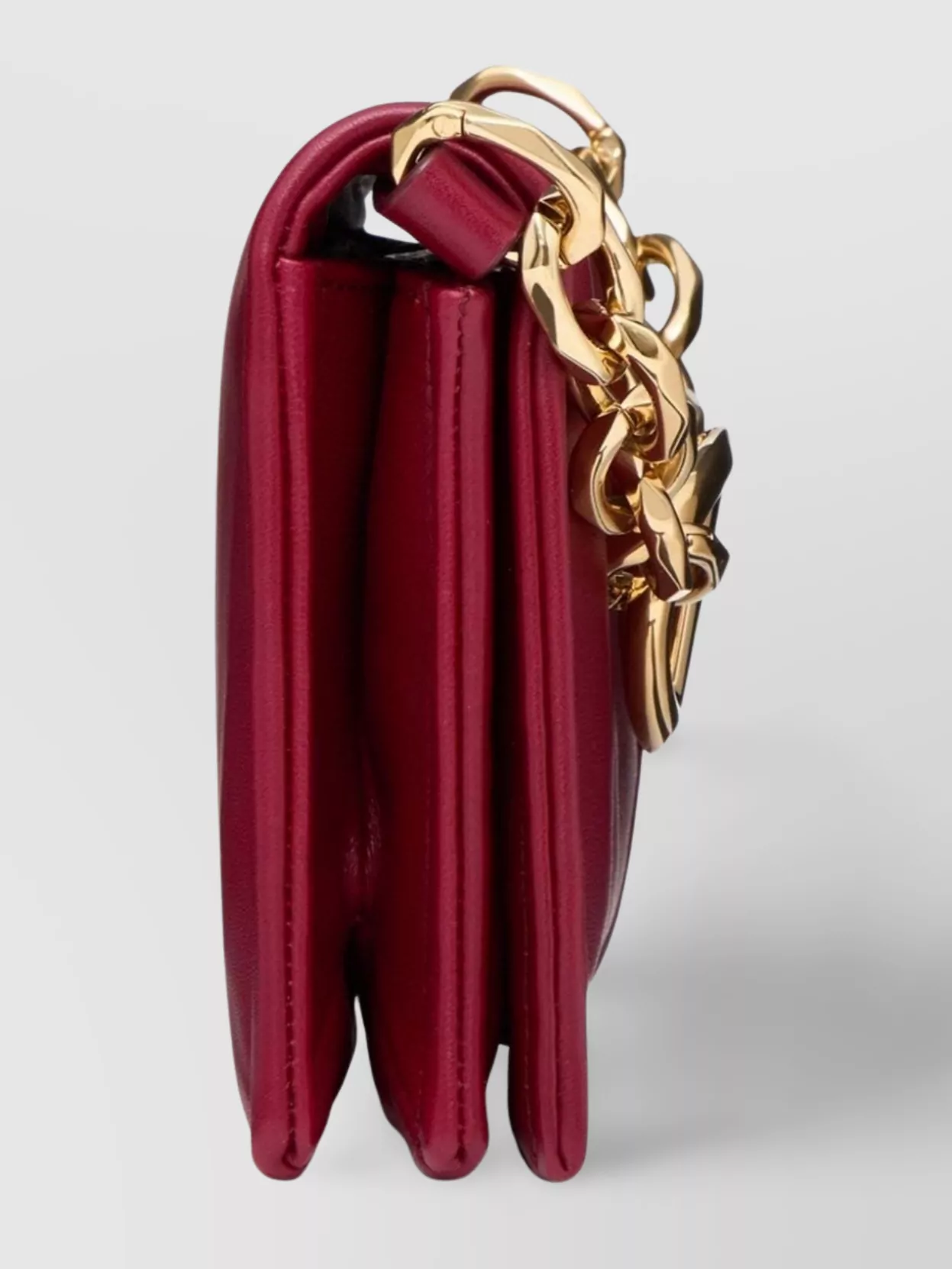 Valentino Garavani Vlogo Chain Lambskin Clutch