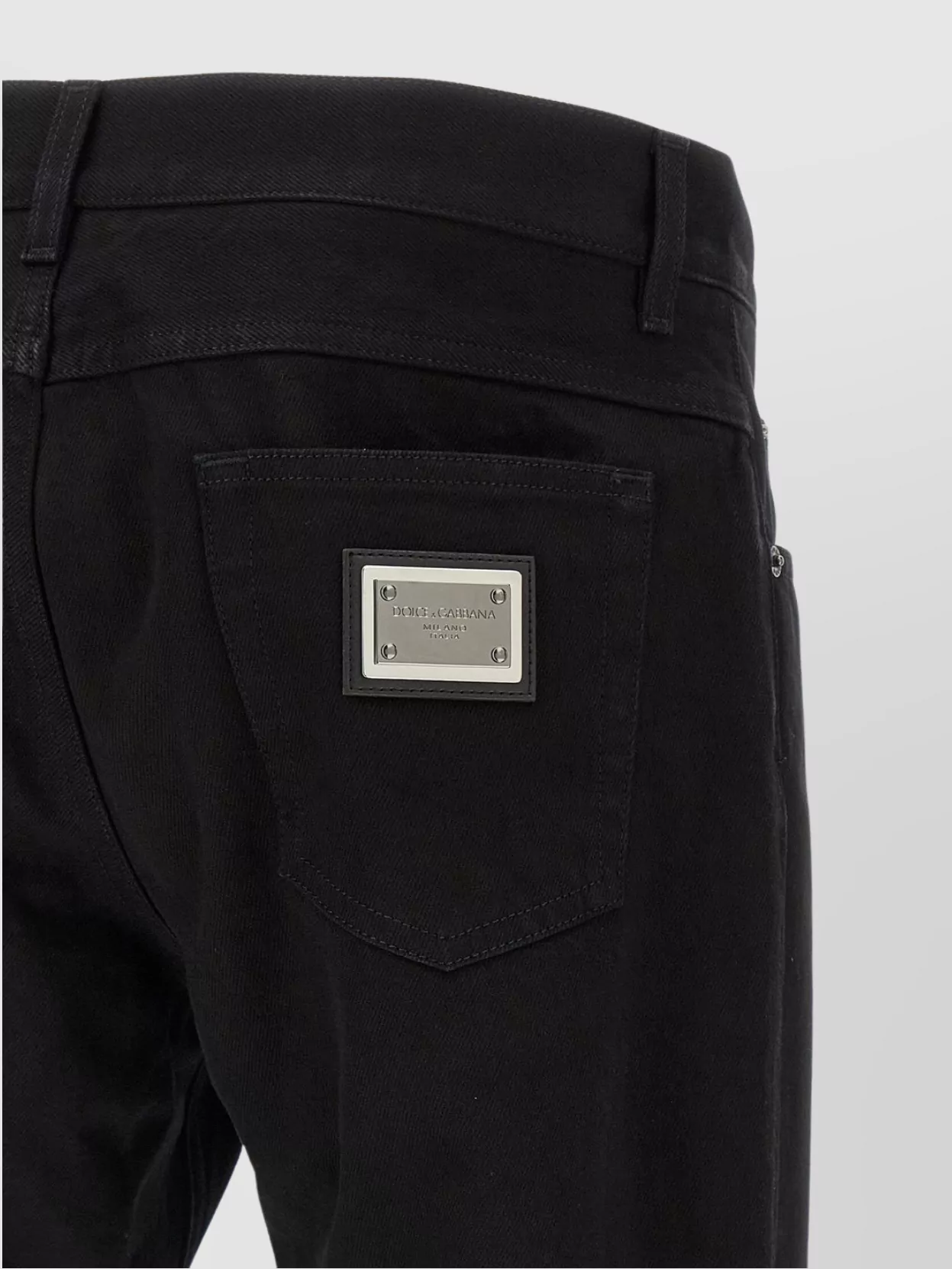 Dolce&Gabbana Looped Waistband Five Pockets Trousers