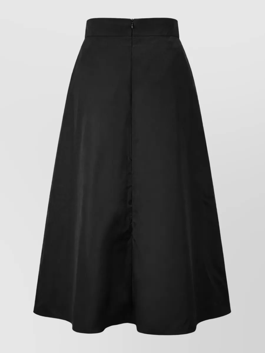 Max Mara Silk-Blend High-Rise Pleated Maxi Skirt