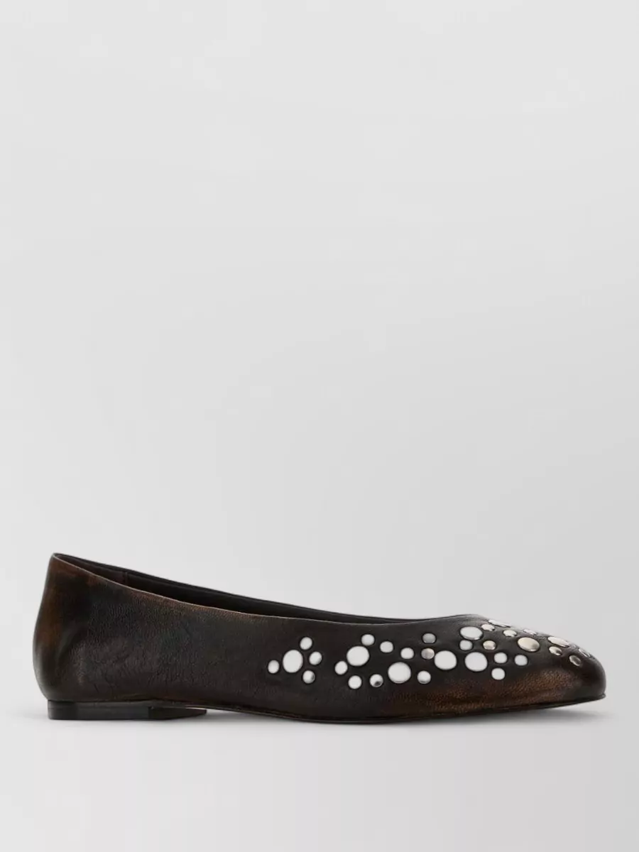 Gimaguas Leather Ballerina Shoes