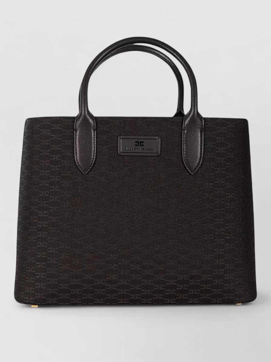 Elisabetta Franchi monogram tote bag