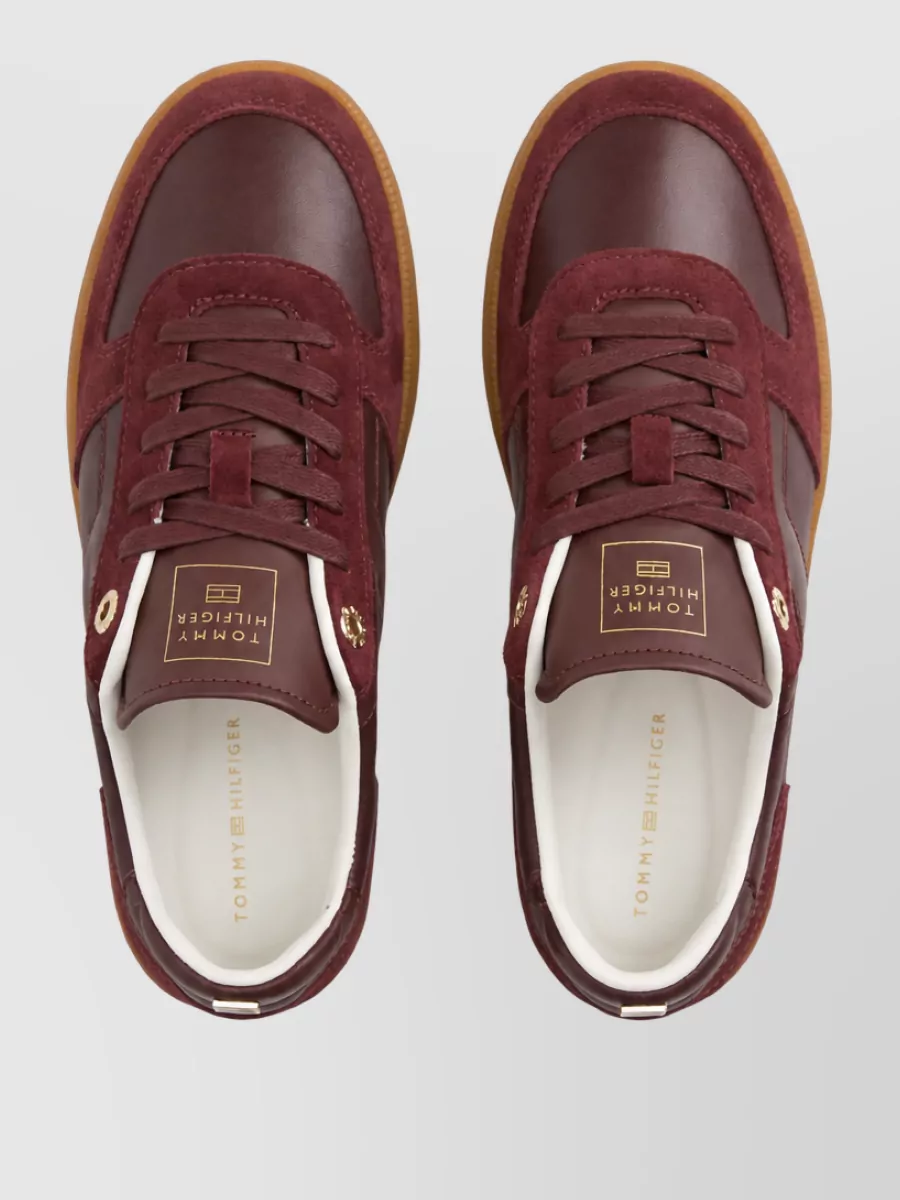 Tommy Hilfiger Leather Low-Top Sneakers