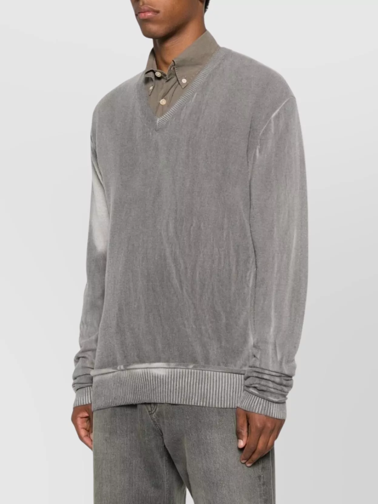 Our Legacy Merino Wool Cardigan V-Neck Design