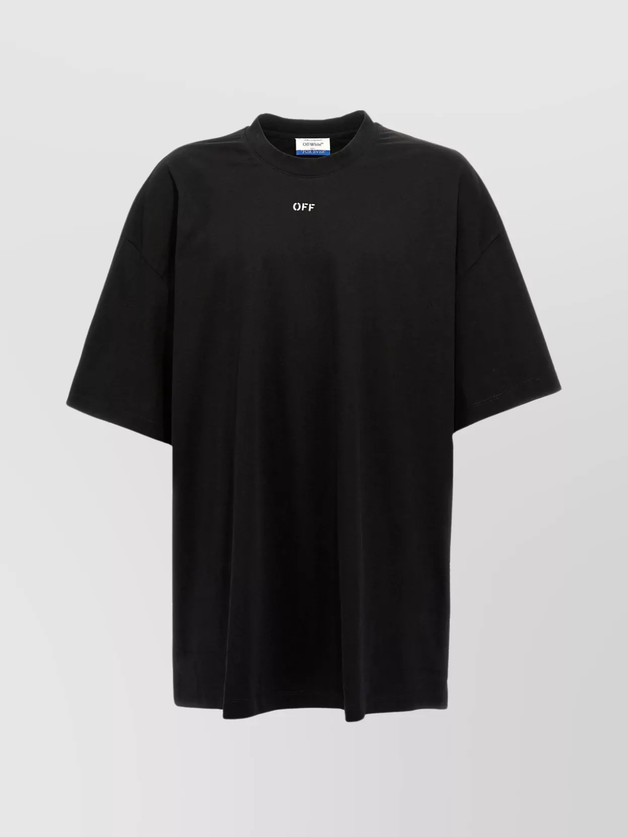 Off-white Stamp Crew Neck T-shirt In Black