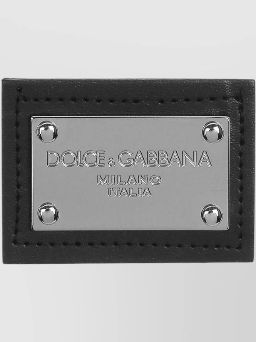 Dolce&Gabbana Cotton Piqué Logo-Appliqué Polo Shirt