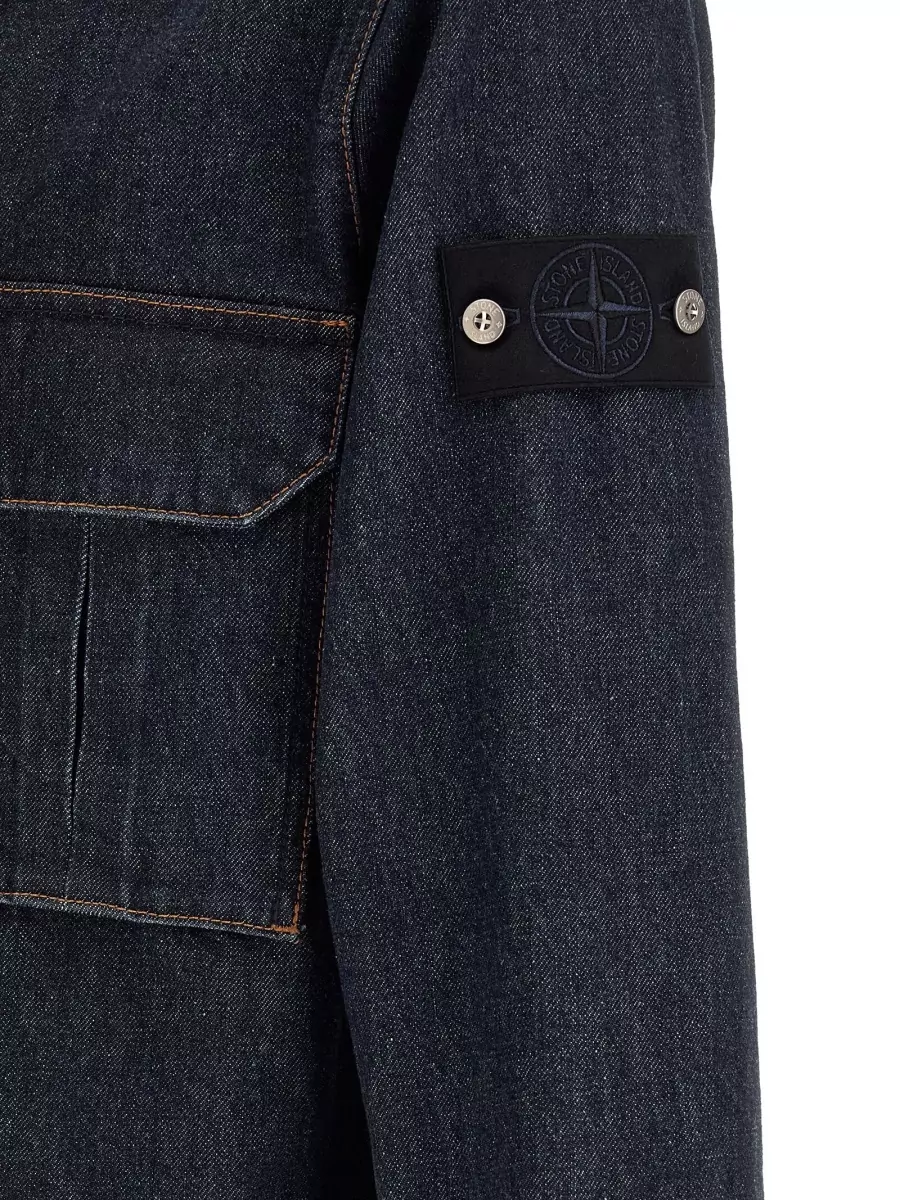 Stone Island Denim Shirt Jacket