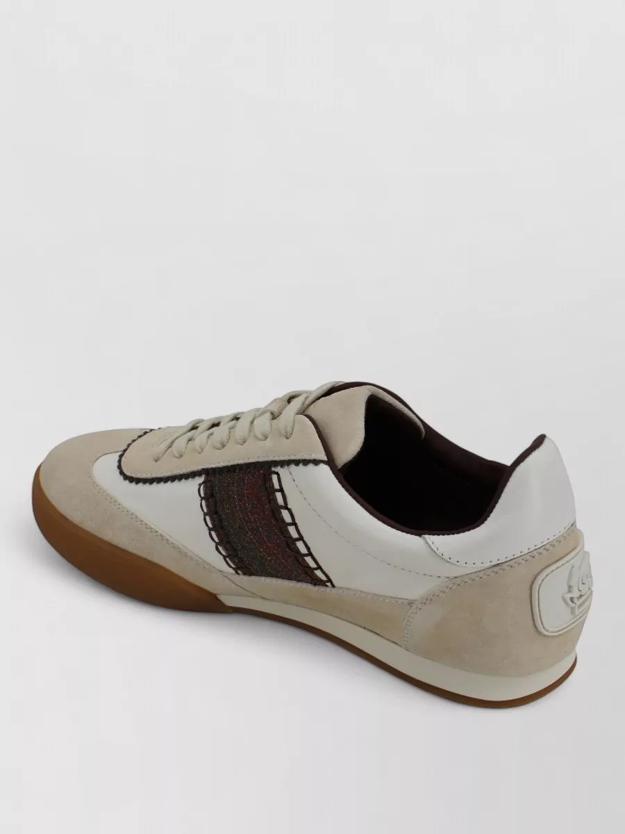Etro Leather Low-Top Sneakers