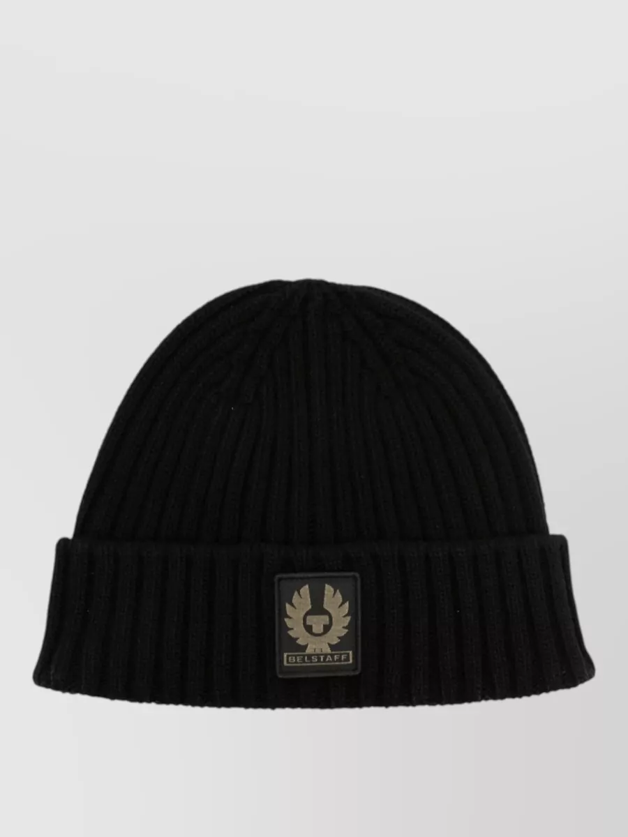 Belstaff ribbed wool beanie