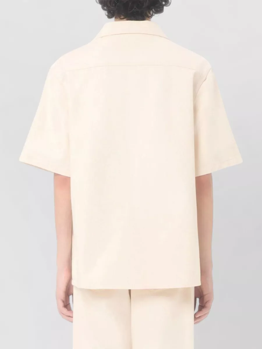Valentino Garavani Denim Boxy Bowling Shirt