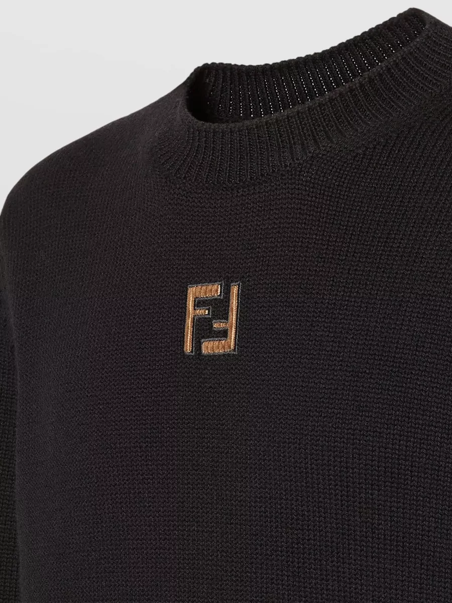 Fendi Crew Neck Knitwear Long Sleeve Sweater