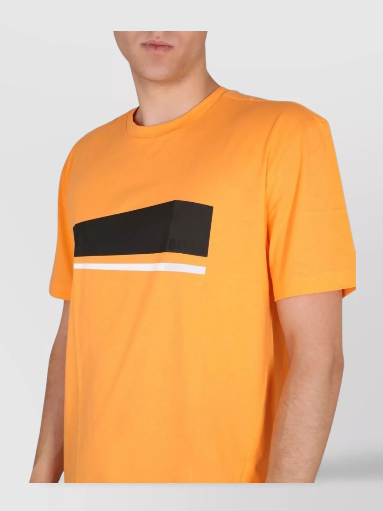 Boss Printed Logo Crew Neck T-Shirt