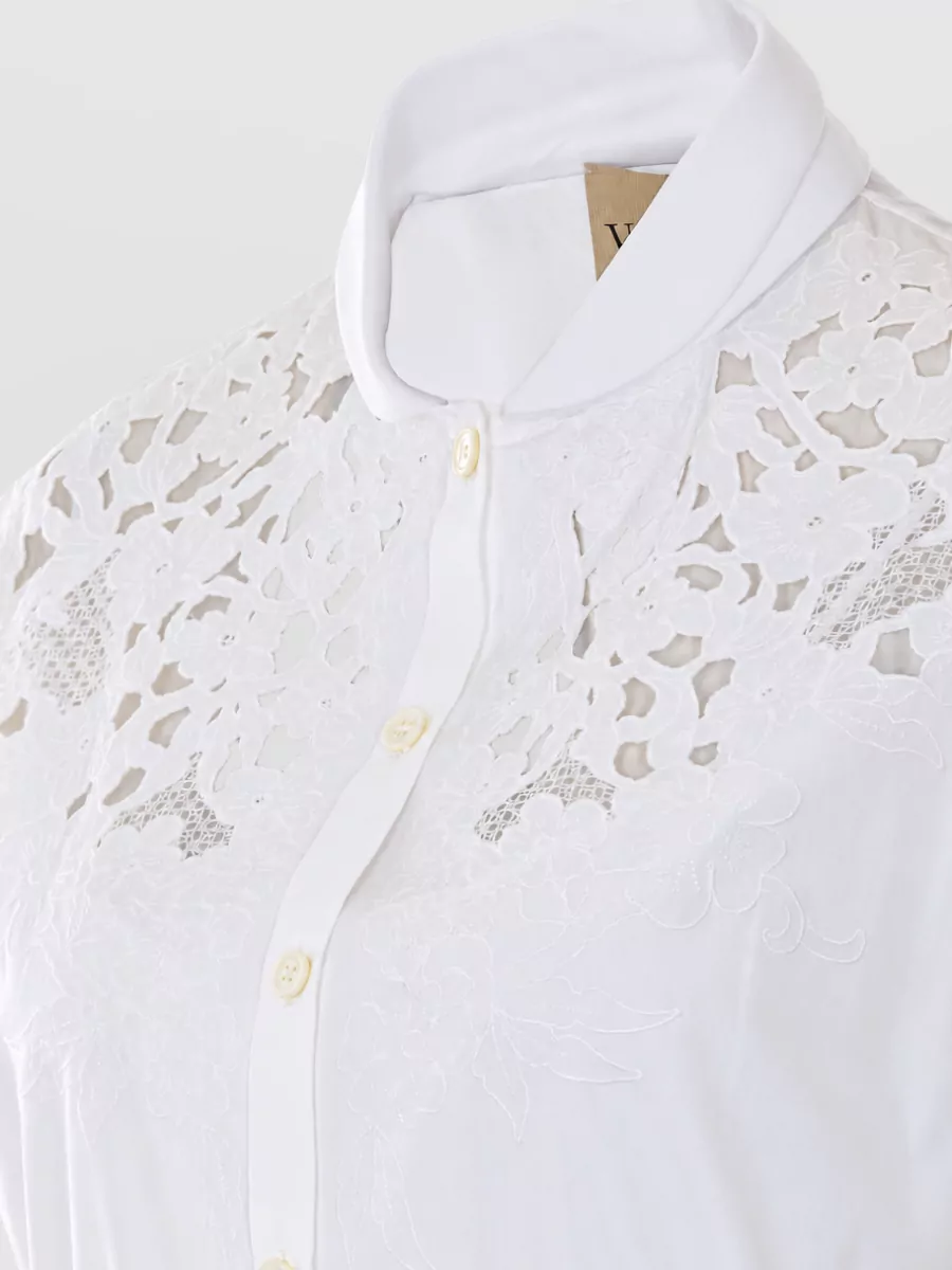 Valentino Garavani Embroidered Midi Dress