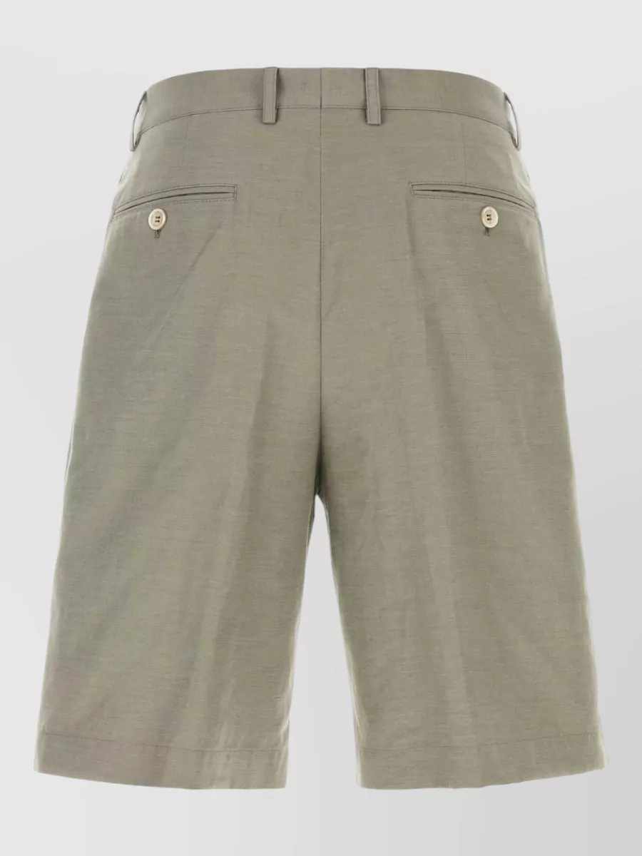 Brunello Cucinelli Cotton Linen Bermuda Shorts