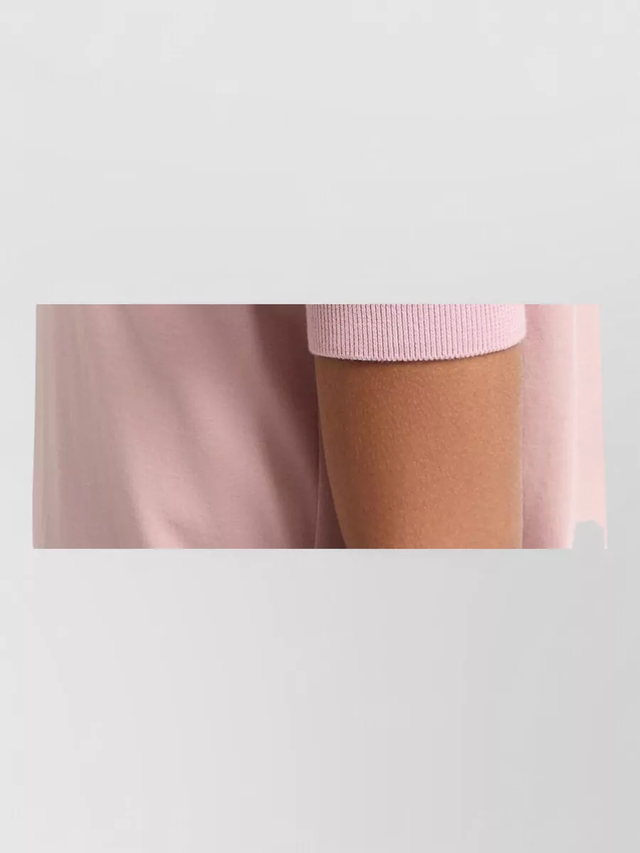 Moncler Cotton Ribbed Crewneck Short-Sleeve T-Shirt