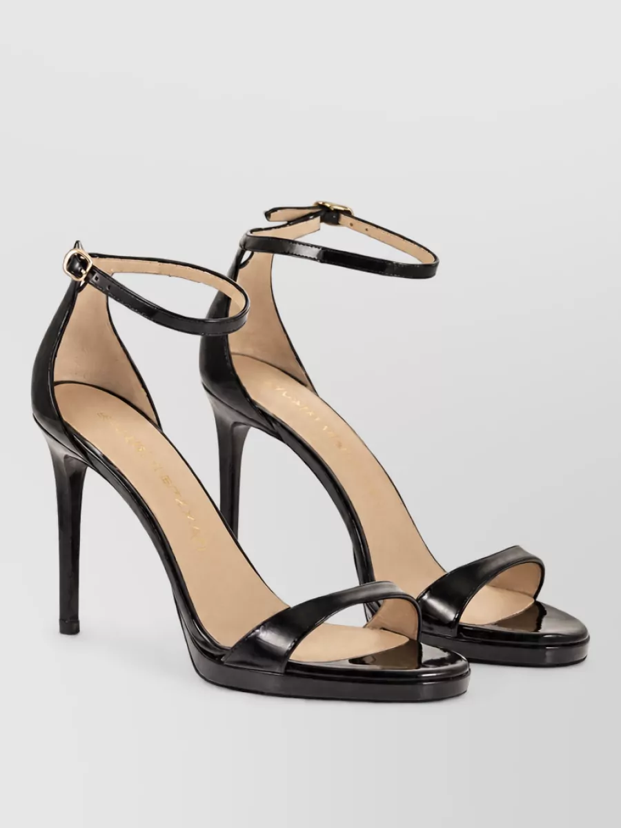 Stuart Weitzman leather platform sandals