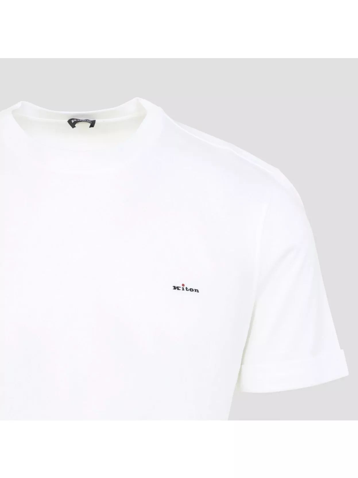 Kiton Short Sleeve Crew Neck T-Shirt Design