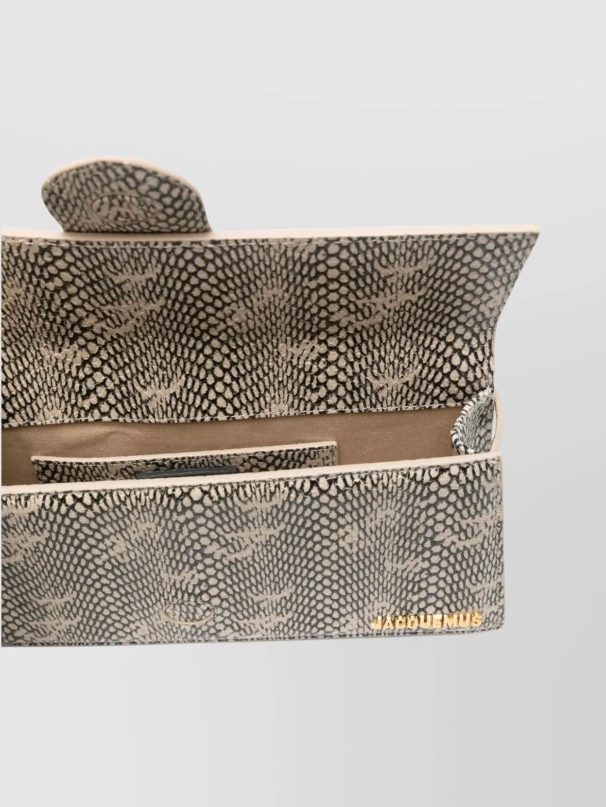 Jacquemus Long Shoulder Bag Snake Print