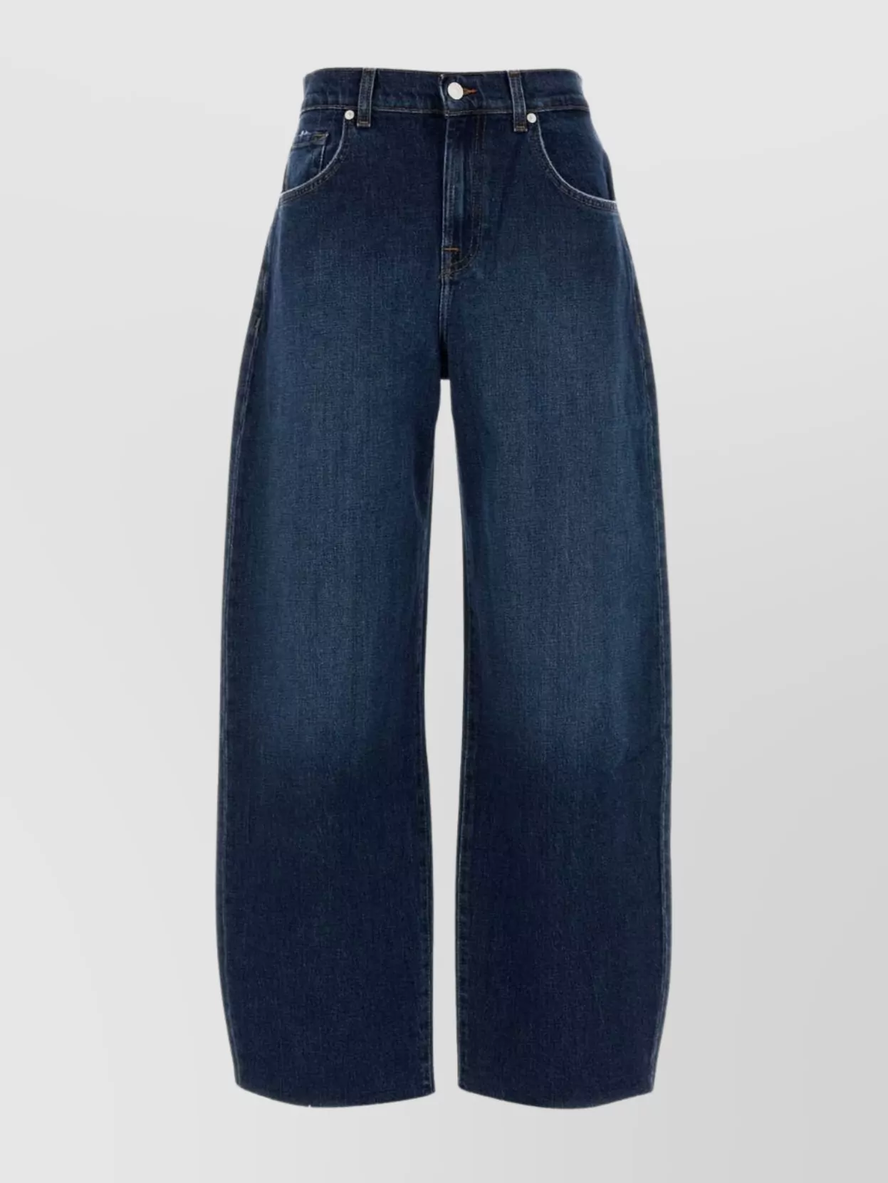7 For All Mankind Stretch Denim Bonnie Wide-leg Jeans In Blue